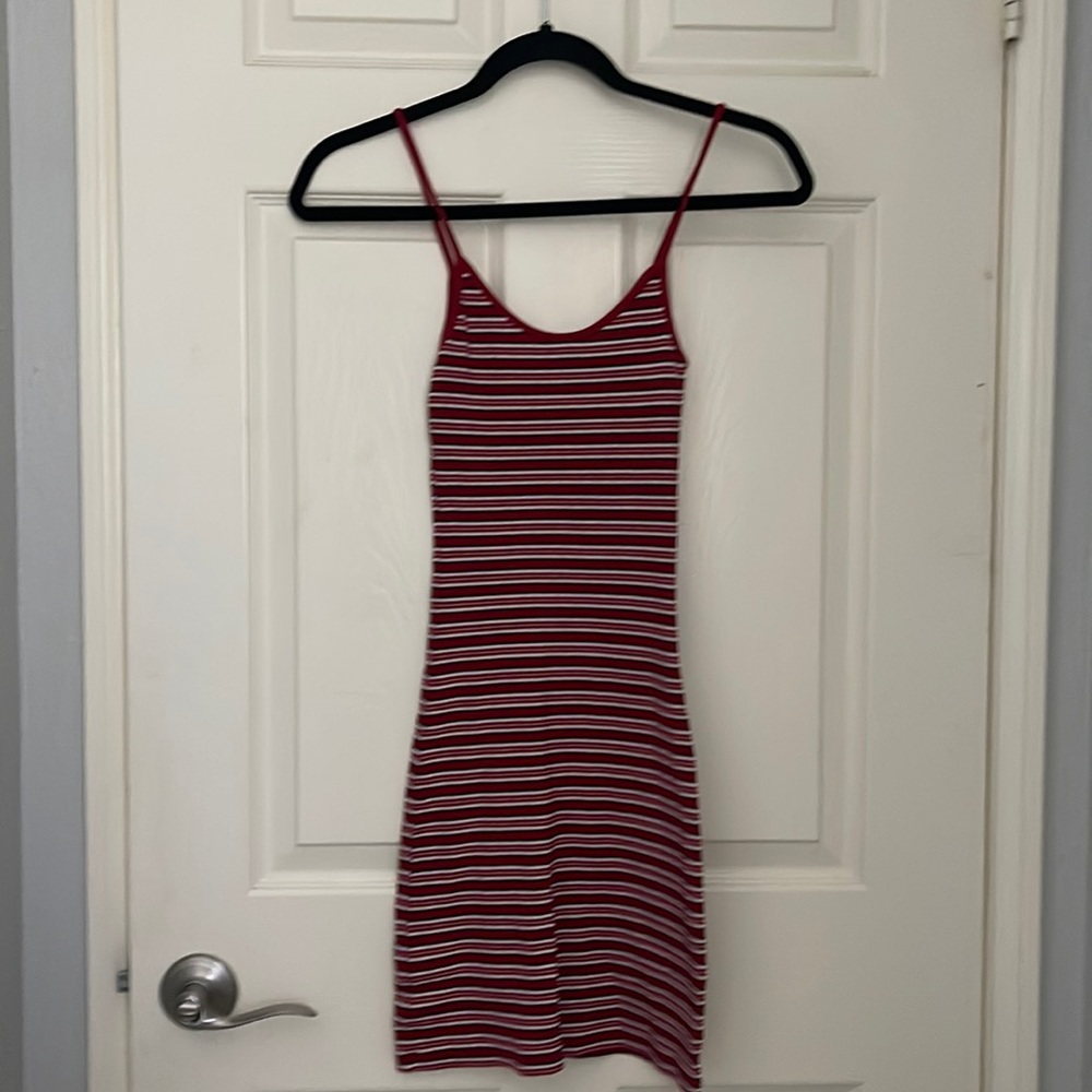 Brandy Melville knit body con mini tank dress